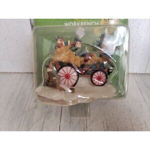 Santa's‎ Workbench horse buggy hay farm village accessory xmas